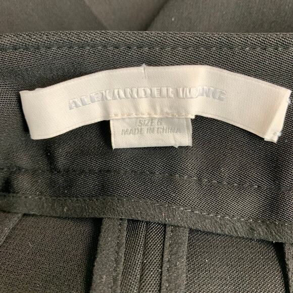 ALEXANDER WANG Size 6 Black Triacetate Blend Fitted Casual Pants - Picture 7 of 8